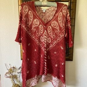 🍁SUNDANCE Tunic Top Medium